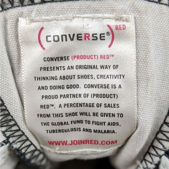 RARE!! Converse Mens Chuck Taylor (RED)ESIGN DESI(RED) Ox Canvas Skate Shoe - Picture 8 of 11